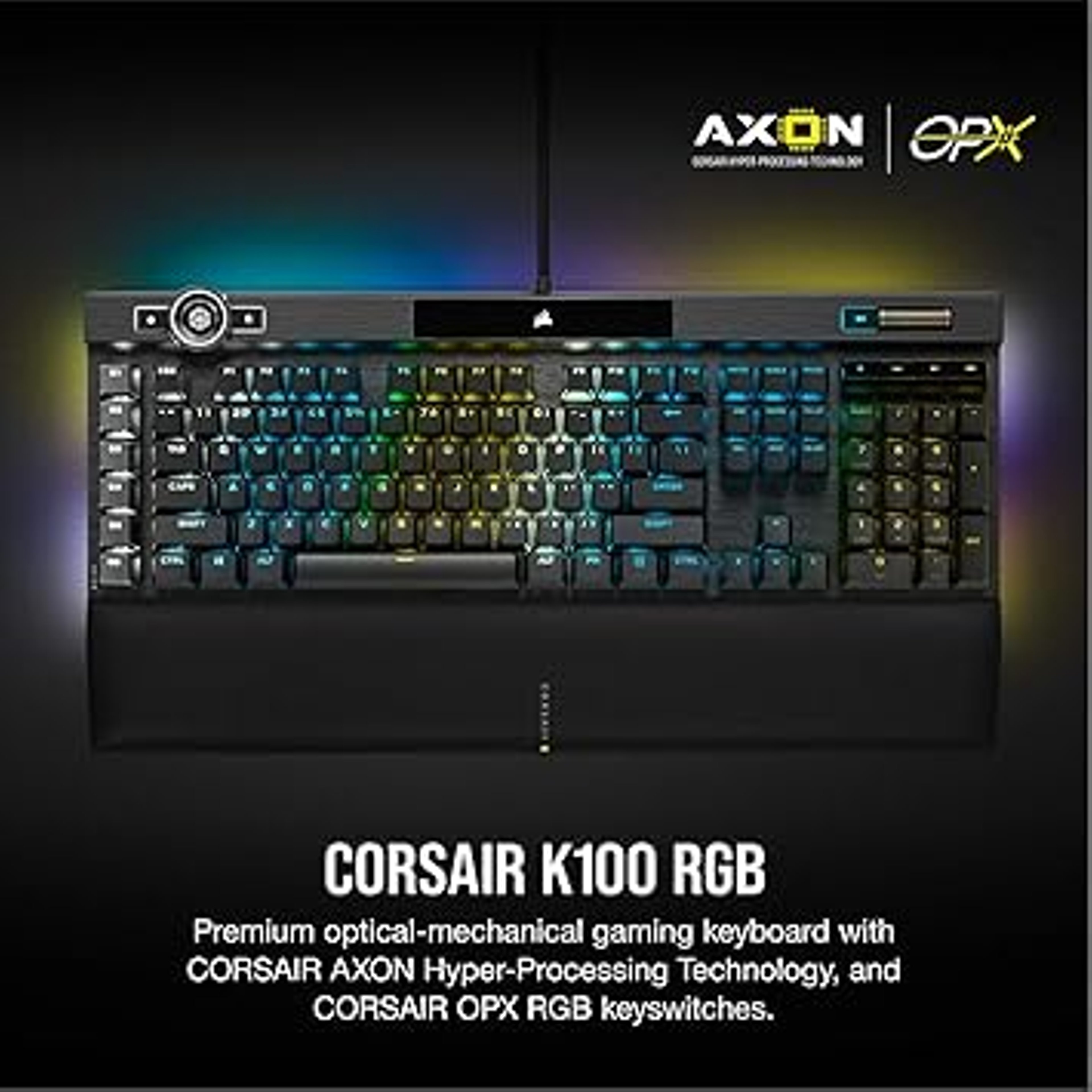 Corsair K100 RGB view 2