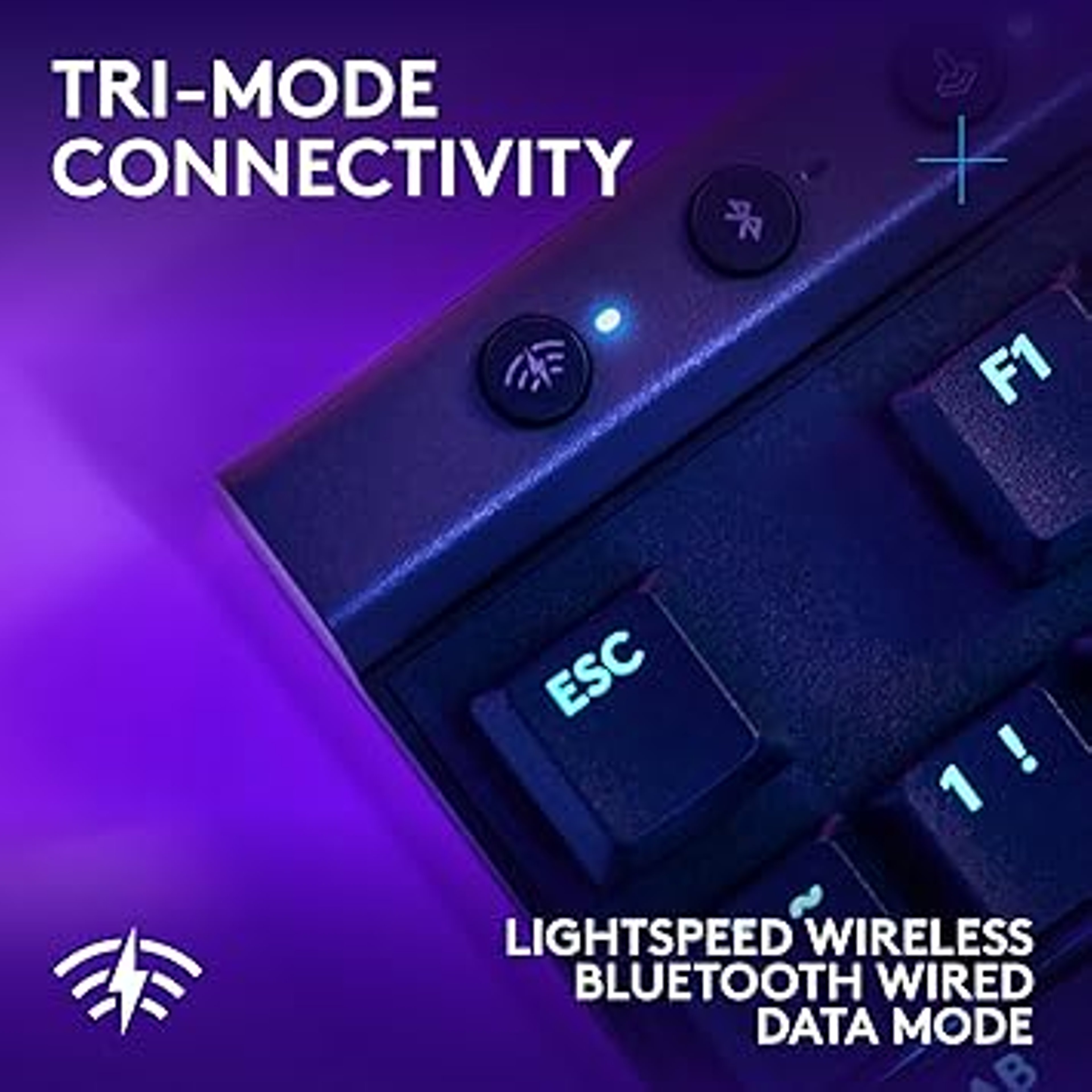 Logitech G515 LIGHTSPEED TKL view 2