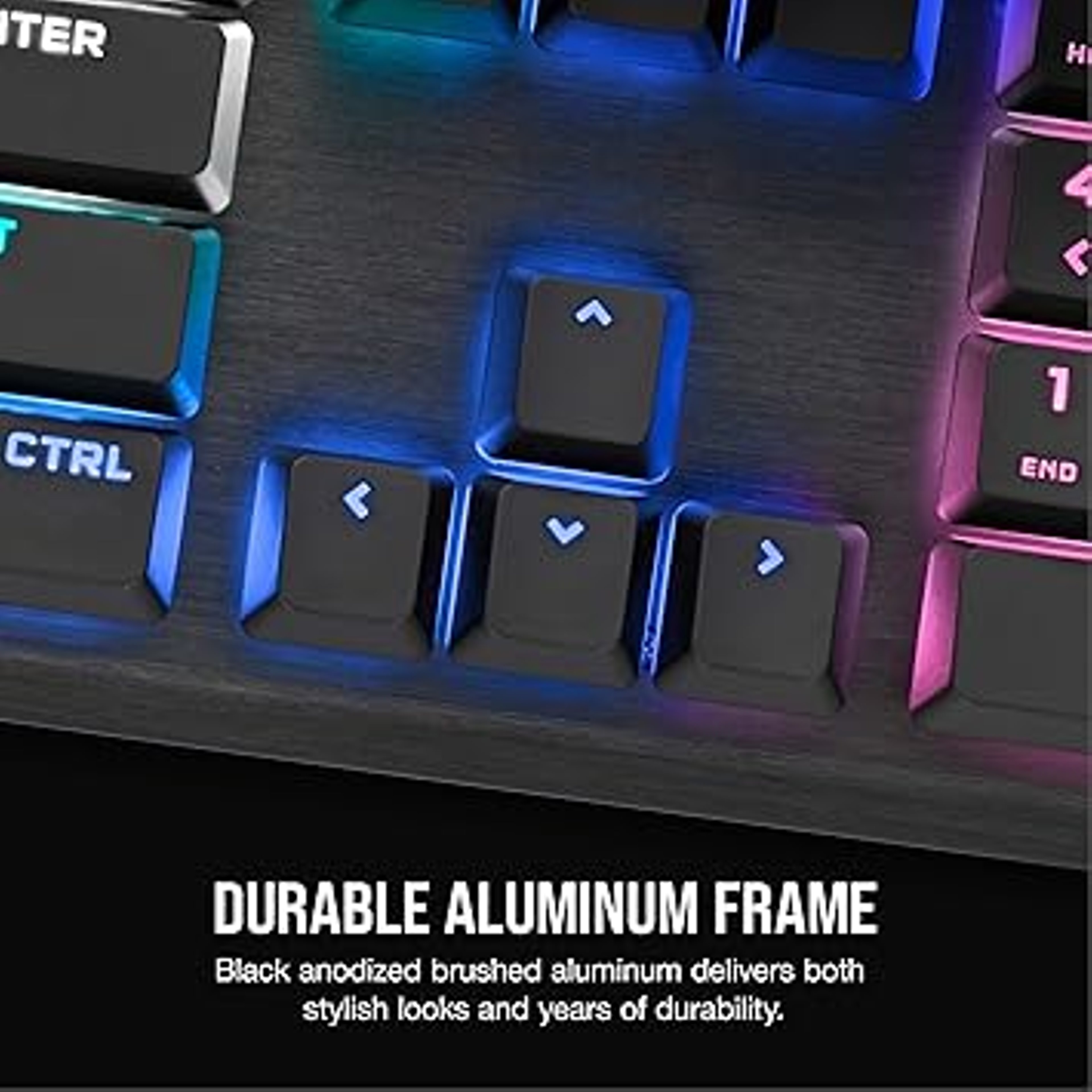 Corsair K60 RGB PRO Low Profile view 3