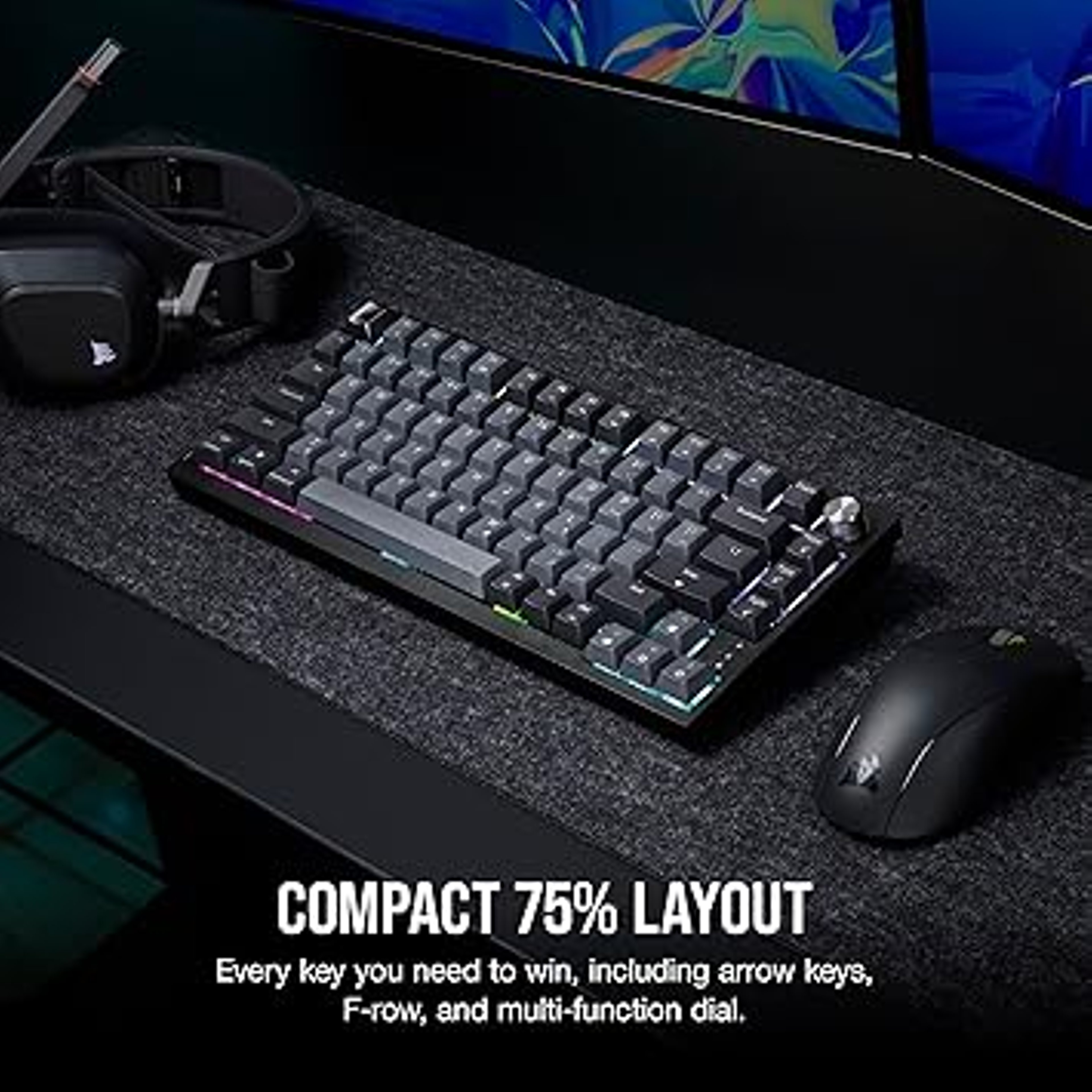 Corsair K65 PLUS Wireless view 3