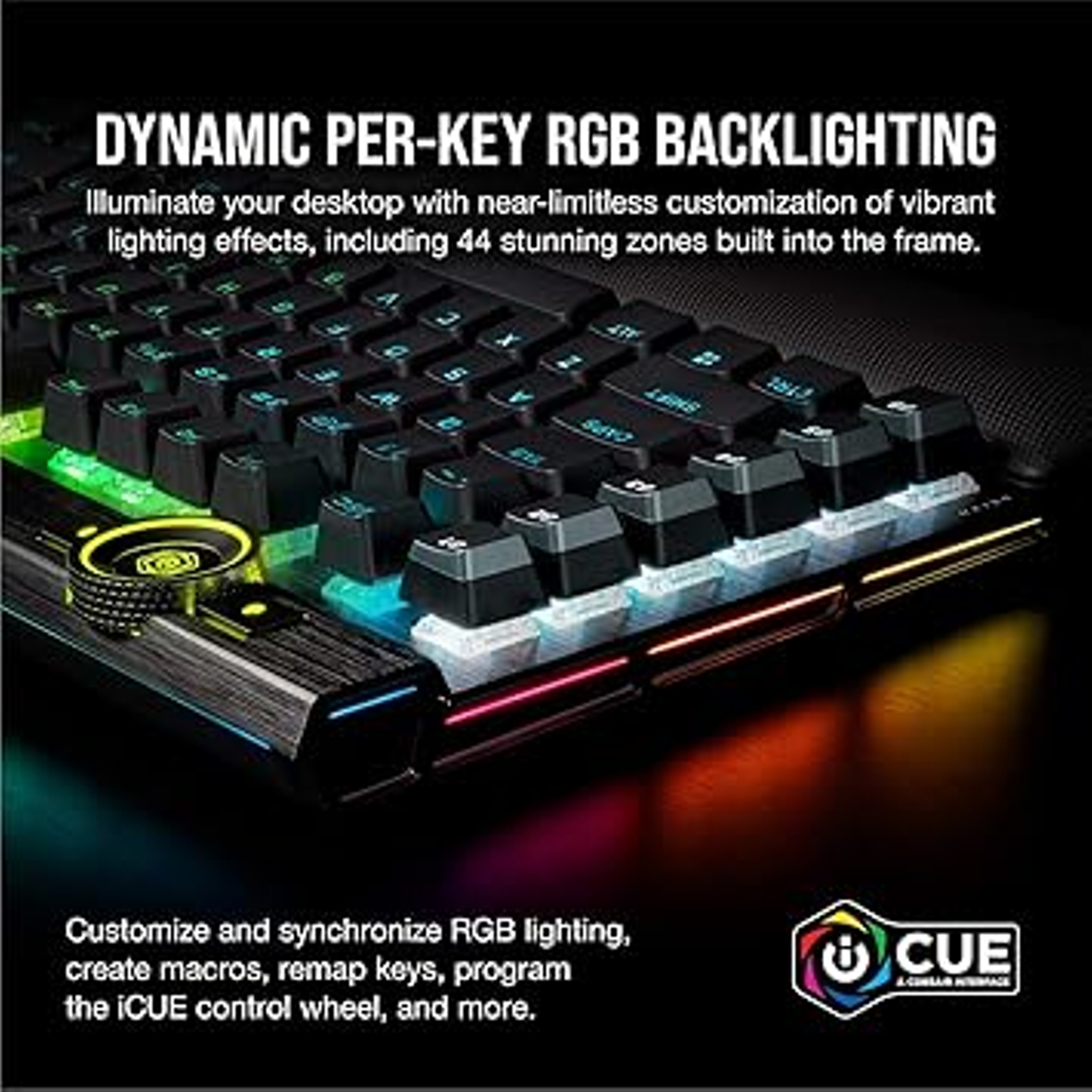 Corsair K100 RGB view 3