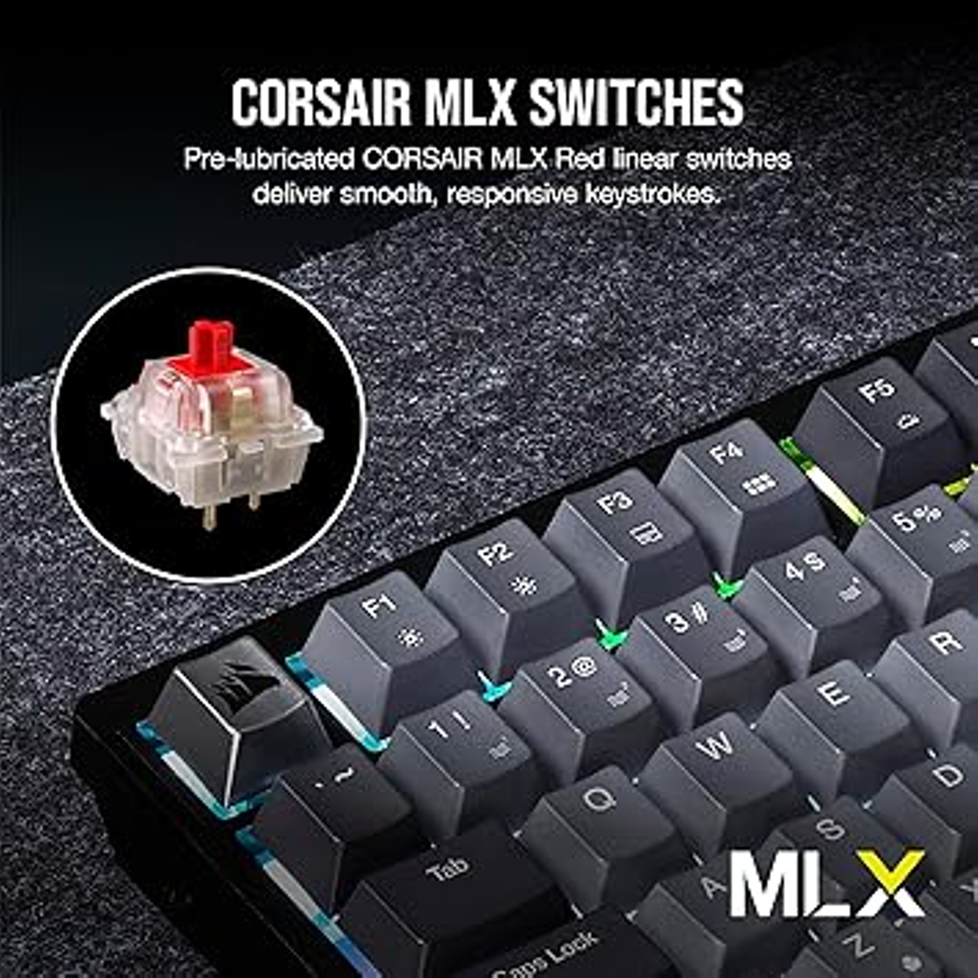 Corsair K65 PLUS Wireless view 2